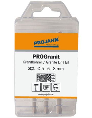 Projahn Granit Bohrer Satz 3-tlg. D:5-6-8 - 1
