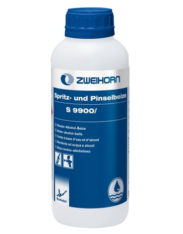 Spritz-und Pinselbeize S 9900/KI 4021 1 ltr - Zweihorn