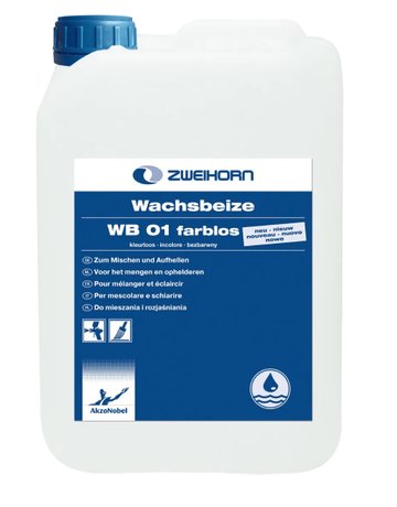 Wachsbeize WB farblos 5 ltr - Zweihorn - 1