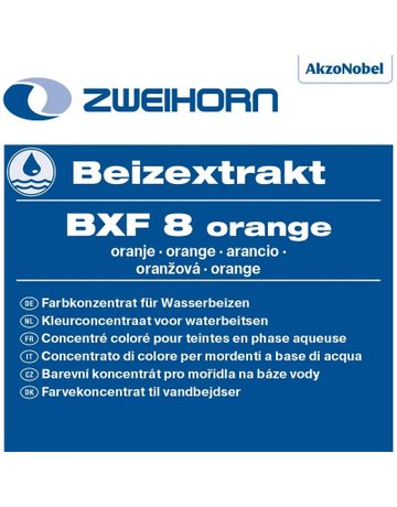 Beizextrakt wasserlöslich orange BXF 8 0,5 ltr - Zweihorn