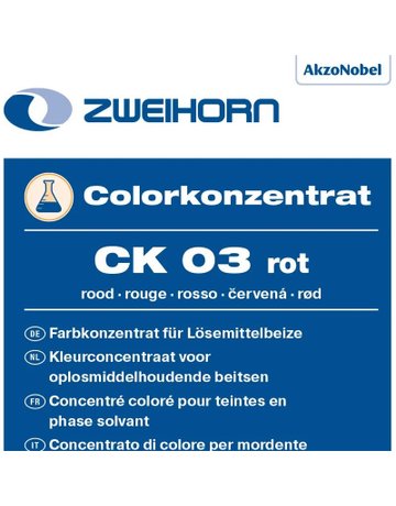 Color-Konzentrat rot CK 03 0,5 ltr - Zweihorn