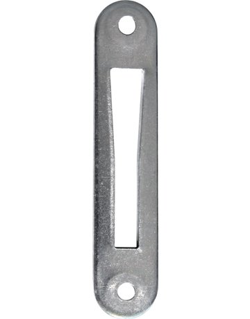 Schließblech rund 80 X 16 mm Nr. 105b/3 zu Einsteckgetriebe verzinkt - GSG - 1