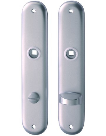 Langschild 273P/SK/OL WC 78 mm Alu F2 - HOPPE - 1