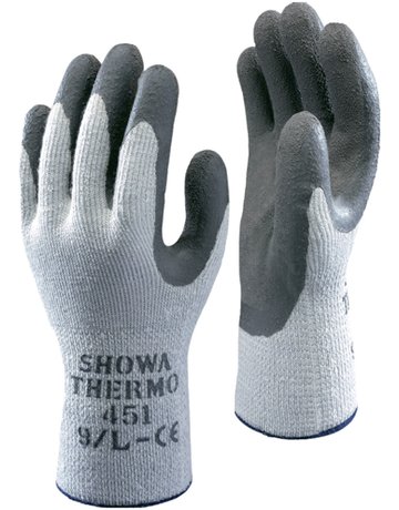 SHOWA GRIP BLACK STRICKHANDSCHUH Gr. 8 SCHWARZ Nr. 310 - 1