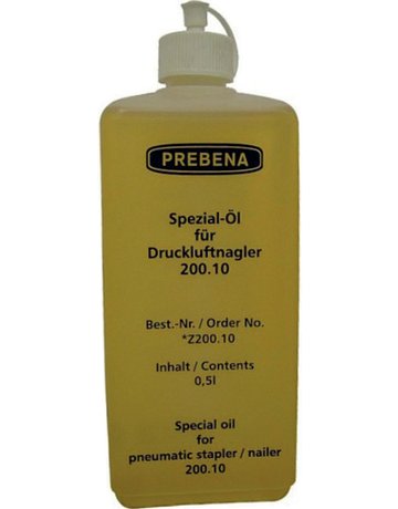 Spezial Öl für Druckluftnagler 200.10 1/2 Liter - PREBENA - 1
