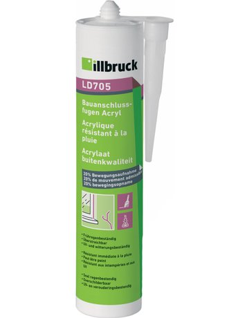 LD705 Bauanschlussfugen Acryl 310 ml weiß - illbruck - 1