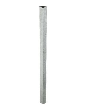 Torpfosten 60x60x3x1170 mm feuerverzinktz.Einbetonieren inkl. 1 Kunststoffkappe, - Pitzl
