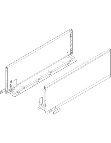 LEGRABOX pure Zarge Höhe C (177,0 mm) - Blum - 2