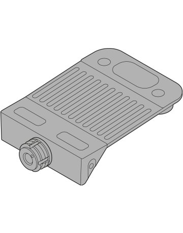 LEGRABOX Front-/Bodenstabilisierung, EXPANDO T, R7037 staubgrau - Blum - 2
