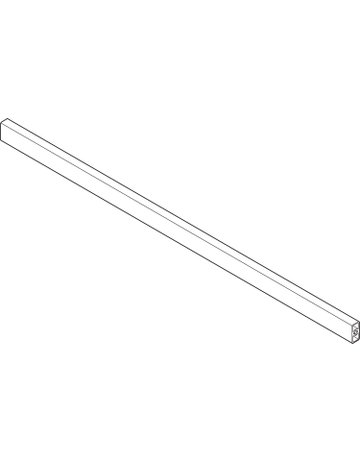 TANDEMBOX Querreling, für Innenauszug, bis KB=1200 mm, Länge=1046.3 mm, zum Ablängen, für TANDEMBOX intivo, für TANDEMBOX antaro, R9006 weissalumin. - Blum - 2