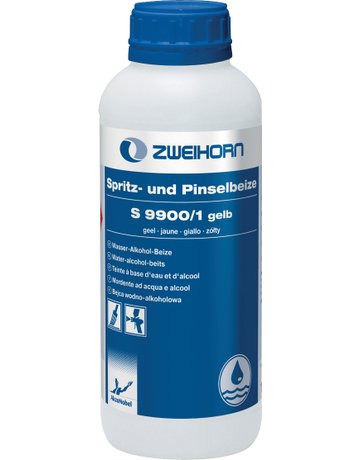 Spritz-und Pinselbeize gelb S 9900/1 1 ltr - Zweihorn