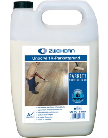 Unocryl 1K-PUR Parkettgrund 5,0 l UC-PG - Zweihorn - 1