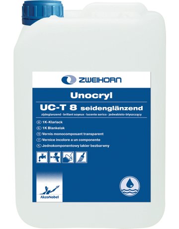 Unocryl Treppenlack 5,0 l seidenmatt UC-T 9 - Zweihorn - 1