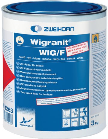 Wigranit-2K-PUR-Füller 3 kg weiß WIG/F - Zweihorn - 1