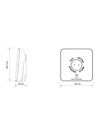 ALARM Controller Ei450 funkvernetzbar Garantie bis 2031 - 2