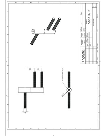 Einbohrband Aptus vernickelt - Aptus - 2