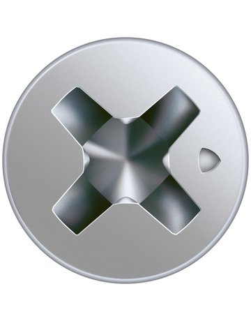 SPAX, FEX-A, Fensterbohrschraube, Senkkopf, Kreuzschlitz H, Bohrspitze, VG, Silber - SPAX - 6