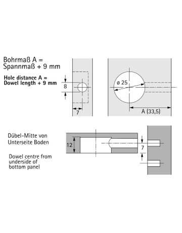 Rastex 25 ohne Abdeckrand, blank - Hettich - 3