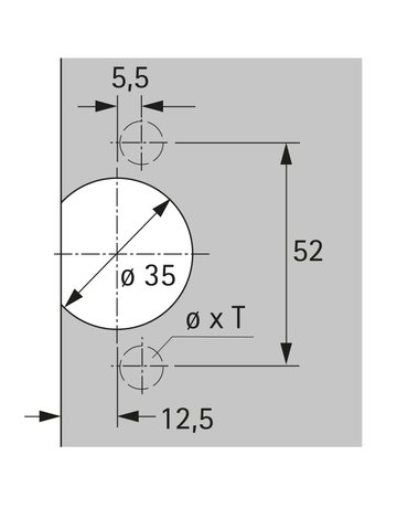 HETTICH Scharniertopf Selekta Pro 2000, Zinkdruckguss - Hettich - 2