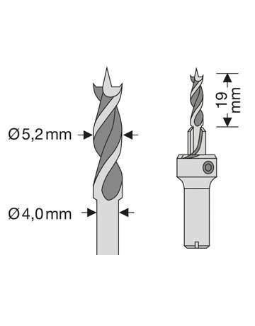Bohrer 5,2mm - SPAX - 2