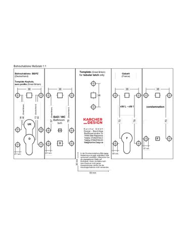 Rosettengarnitur Malta ER 25 - Karcher Design - 3