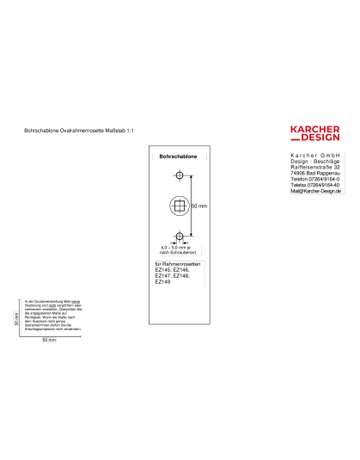 Schlüsselrosette EZ - Karcher Design - 4