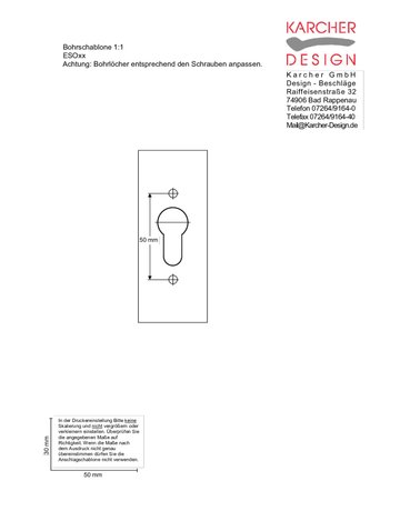 Schutzrosette ESO 210 - Karcher Design - 4