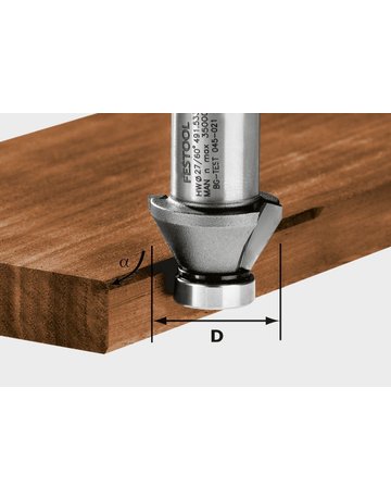 HM-Faserfräser 45 Grad HM 45 GR-OFK - Festool - 1