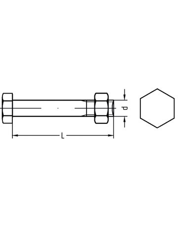 Maschinenschraube DIN 601/555 verzinkt - 2