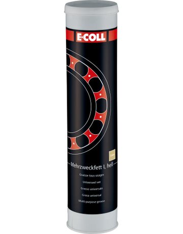EU Mehrzweckfett I 400g Kartusche hell bleifrei E-COLL - 1