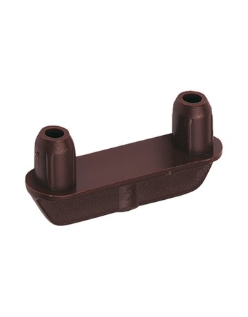Untere Türführung STB 35 Führungsgleiter, braun - Hettich - 1
