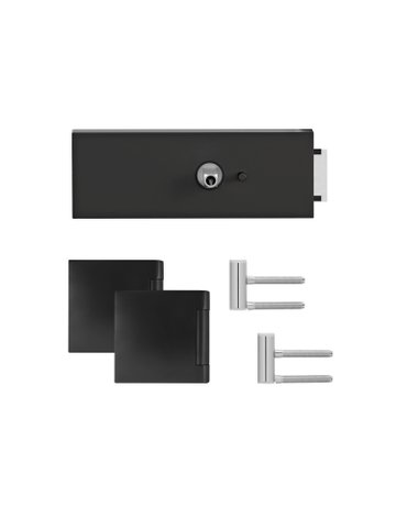 Glastürschloß KD Comfort EGS 660QL S9 83m.Bänder Kosmos schwarz KD Comfort Privacy - Karcher Design - 1