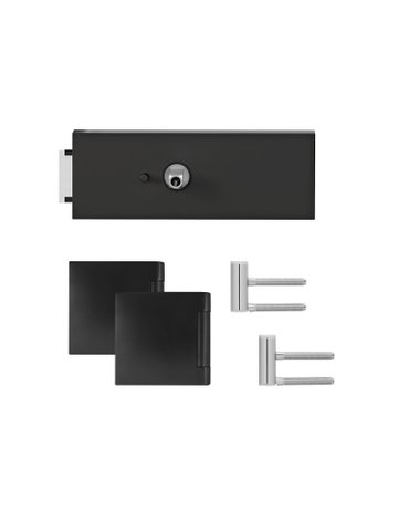 Glastürschloß KD Comfort EGS 660QR S9 83m.Bänder Kosmos schwarz KD Comfort Privacy - Karcher Design - 1