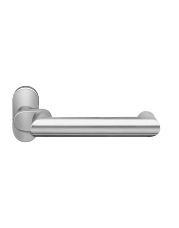 Rahmentürlochteil Kos XL gekröpft Edelstahl matt für 8 und 9mm Stift oval - Karcher Design