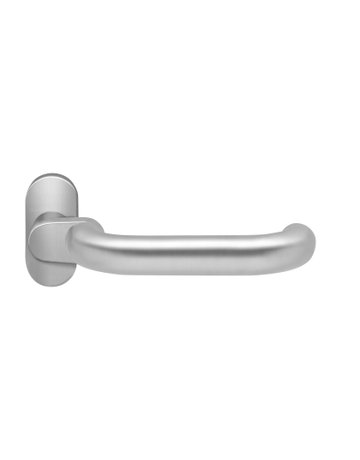 Rahmentürlochteil Kreta XL gekröpft Edelstahl matt für 8 und 9mm Stift oval - Karcher Design