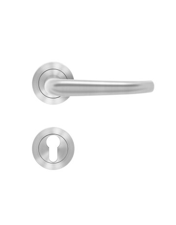 Drücker-Rosettengarnitur Elba ER22 PZ Edelstahl matt TS 39-48mm - Karcher Design