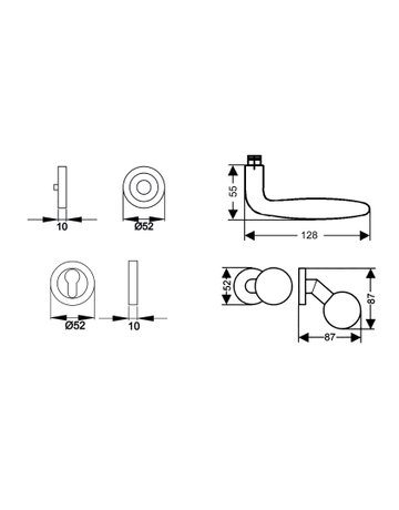Rosettengarnitur Korfu ER 24 - Karcher Design - 2