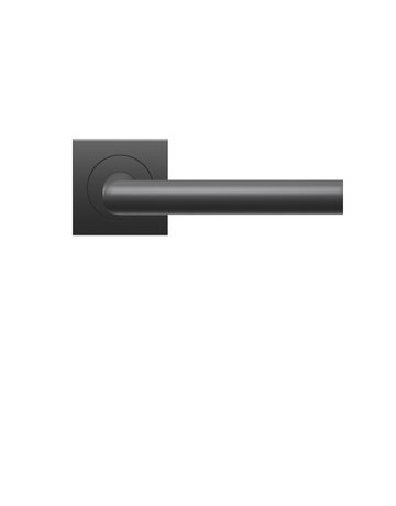 Drücker-Rosettengarnitur Rhodos ER28Q OS Kosmos schwarz TS 38-48mm - Karcher Design - 1