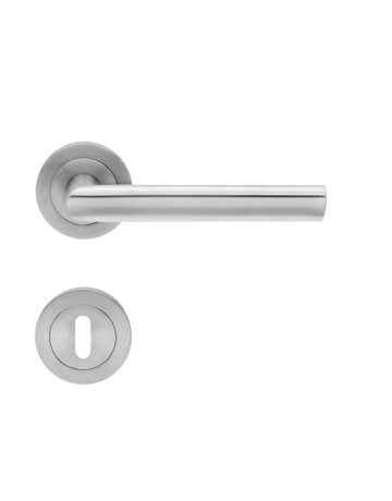 Drücker-Rosettengarnitur Zypern ER29 BB Edelstahl matt TS 39-48mm - Karcher Design