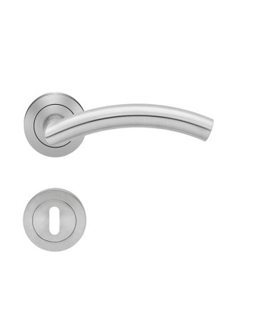 Drücker-Rosettengarnitur Korsika ER30 BB Edelstahl matt TS 39-48mm - Karcher Design