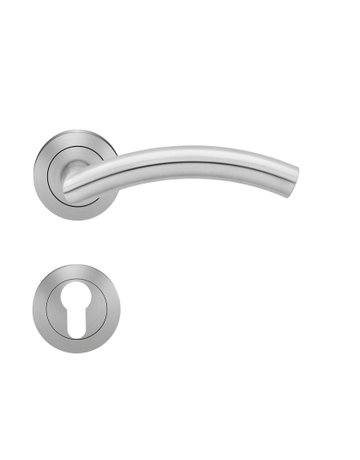 Drücker-Rosettengarnitur Korsika ER30 PZ Edelstahl matt TS 39-48mm - Karcher Design