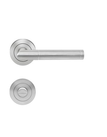 Drücker-Rosettengarnitur Rio Steel ER34 BAD Edelstahl matt TS 39-45mm - Karcher Design