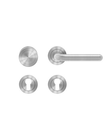 Wechsel-Rosettengarnitur Lignano ER35 PZ Edelstahl matt rechts TS 39-48mm - Karcher Design