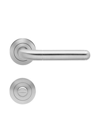 Drücker-Rosettengarnitur Lignano Steel ER35 BAD Edelstahl matt TS 39-45mm - Karcher Design