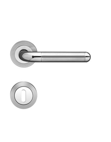 Drücker-Rosettengarnitur LignanoSteel ER35 BB Edelstahl poliert /matt TS 39-48mm - Karcher Design