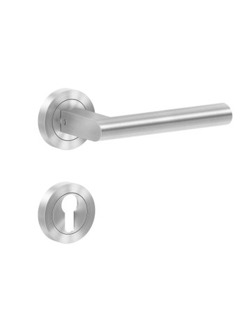 Drücker-Rosettengarnitur Madeira ER45 PZ Edelstahl matt TS 39-48mm - Karcher Design - 2