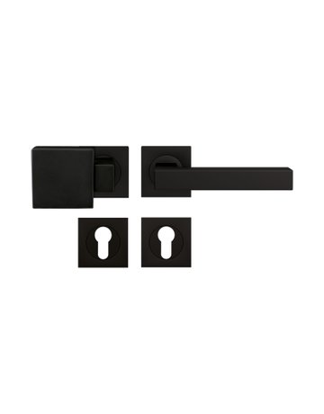 Wechsel-Rosettengarnitur Seattle ER46Q rechts PZ Kosmos schwarz TS 39-48mm - Karcher Design
