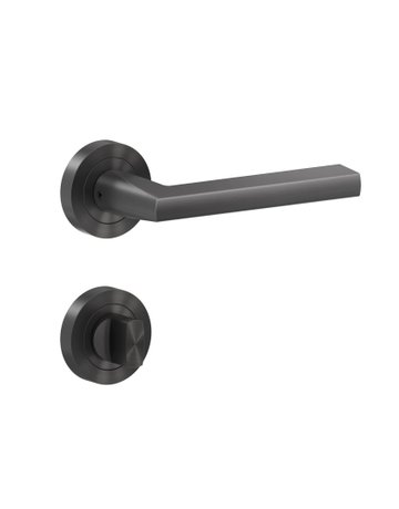 Drücker-Rosettengarnitur Montana ER54 BAD Titan grau TS 38-47mm - Karcher Design - 2