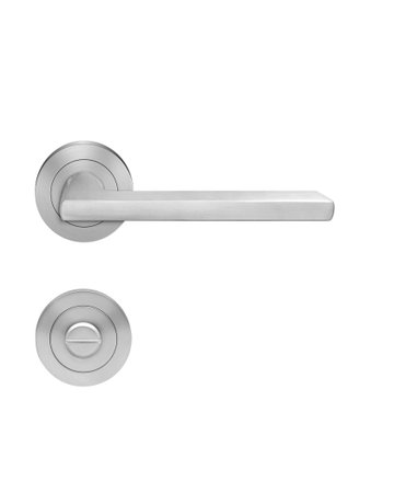 Drücker-Rosettengarnitur Montana ER54 BAD Edelstahl matt TS 39-48mm - Karcher Design
