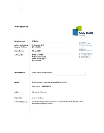 Kombi-Schutz-Wechselgarnitur ESGR28 680 PZ 72mm Edelstahl matt ES2 TS 35-65mm - Karcher Design - 4
